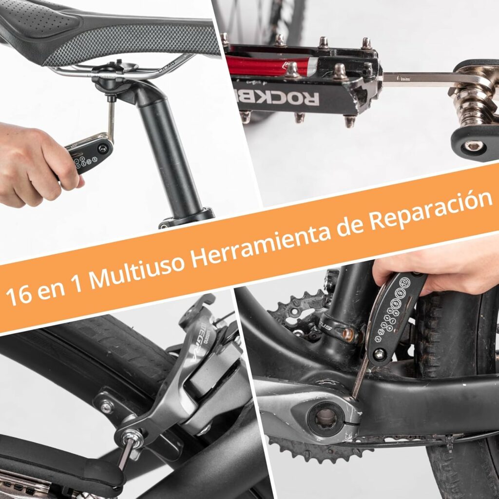 Mejor Multiherramienta para Bicicleta Rockbros 16 en 1 Territorio Deportivo