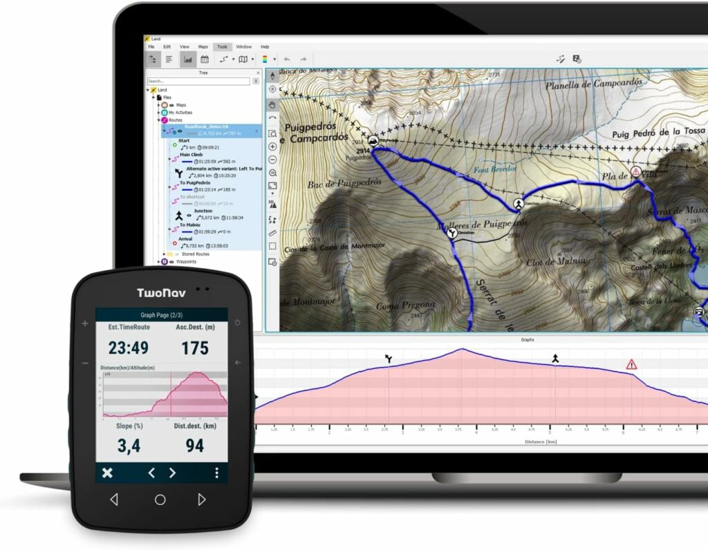 Guía de Compra GPS multideporte TwoNav Terra para Senderismo