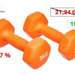Mancuernas a bajo precio para entrenar en casa
