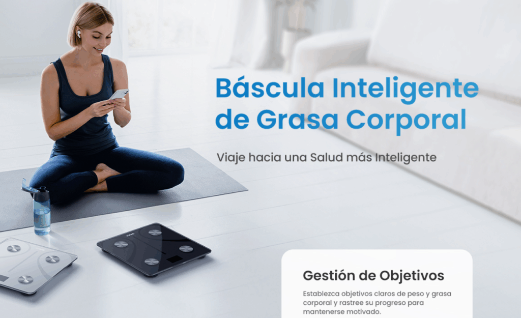 Una de las mejores básculas inteligentes barata y buena Renpho ahora en Oferta