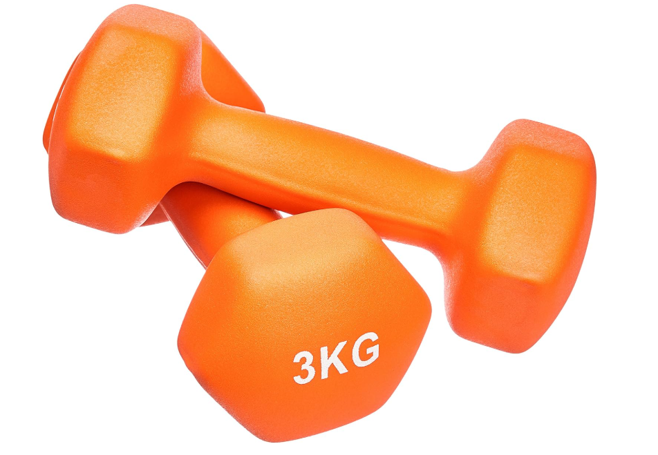 Mancuernas a bajo precio para entrenar en casa