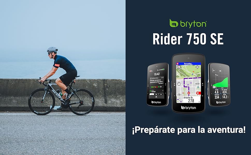 GPS para ciclismo Rider 750 SE