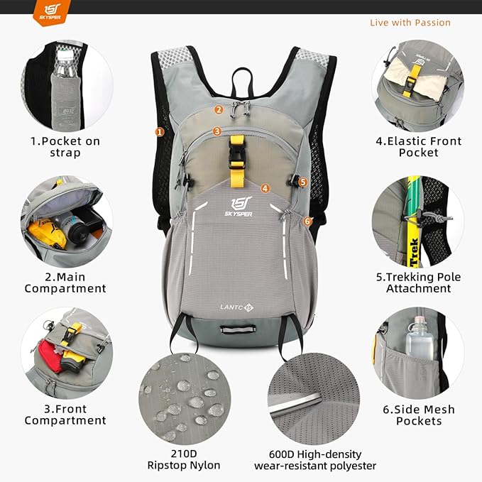 Mochila de Senderismo Ligera para rutas diarias Barata y Buena