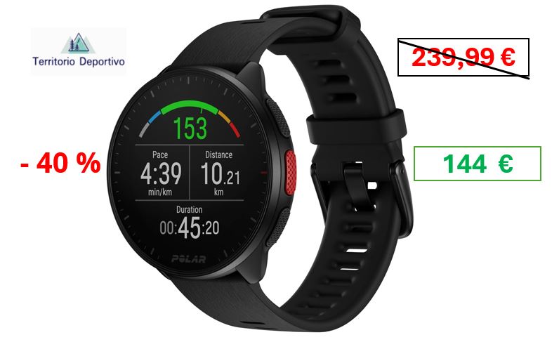Reloj inteligente barato y bueno con GPS Polar Pacer Reloj inteligente barato y bueno con GPS Polar Pacer