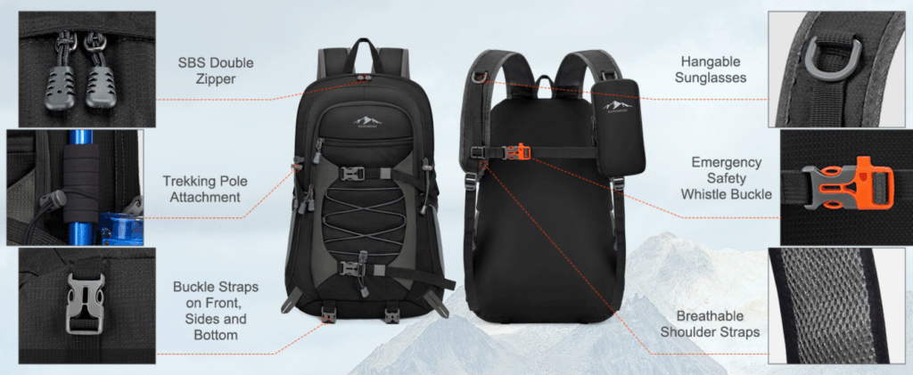 Mochila de Senderismo cómoda y en oferta