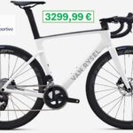 Bici carretera RCR Rival Van Rysel AXS Blanco con sensor de potencia