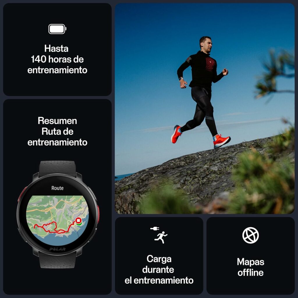 Reloj inteligente GPS con mapas Polar Vantage V3