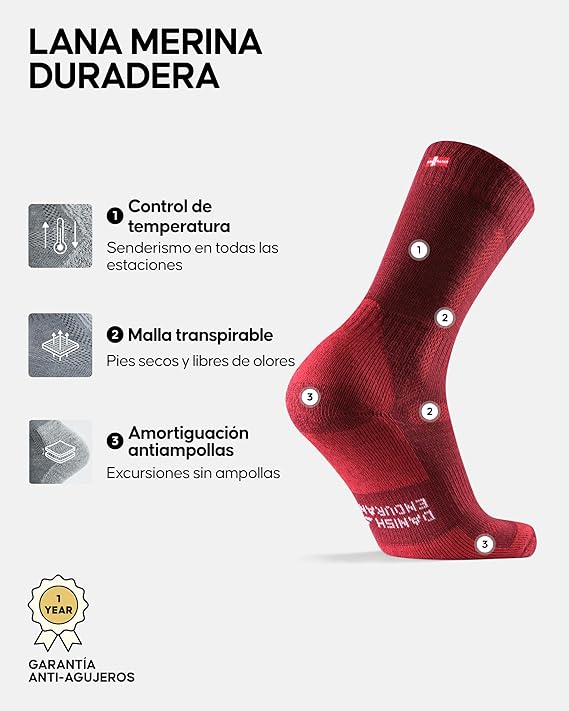 Mejores calcetines deportivos buenos y baratos DANISH ENDURANCE para running